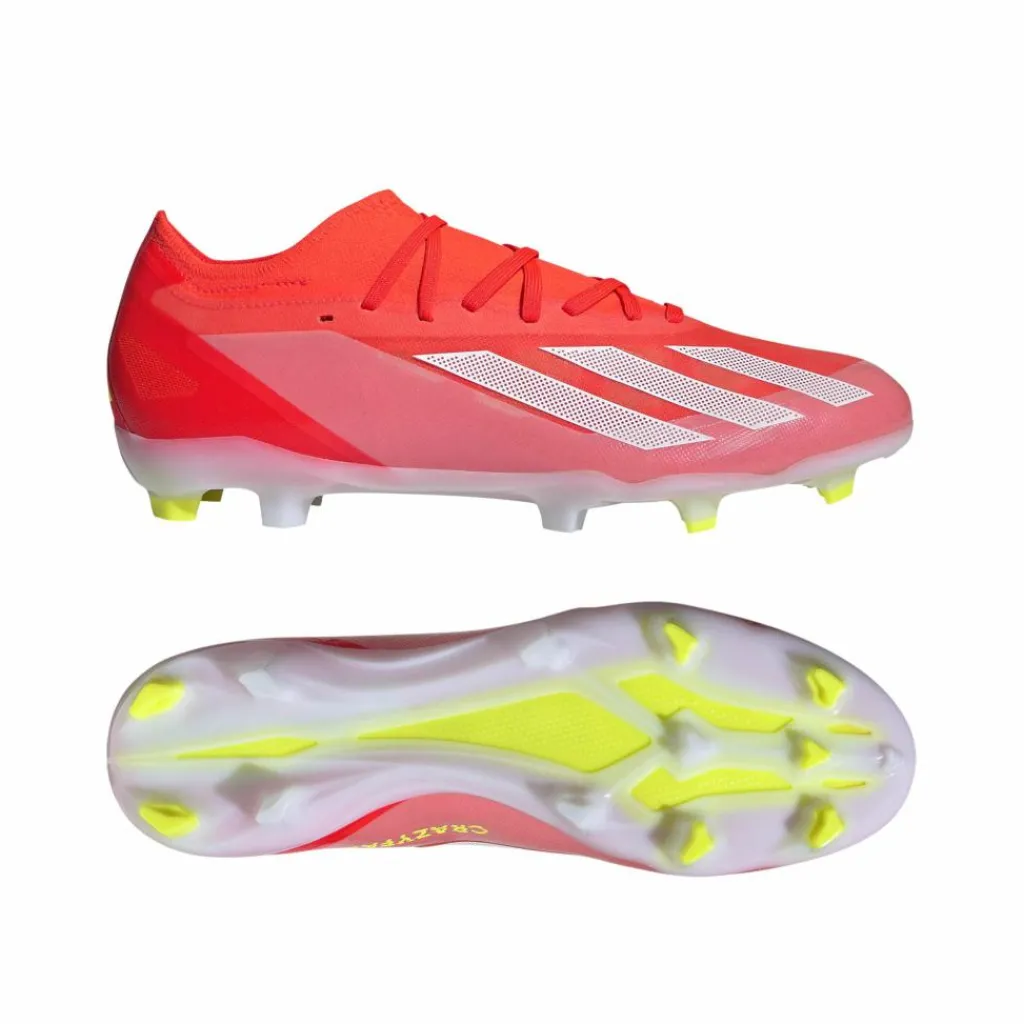 Voetbalschoenen-adidas X Crazyfast Pro MG voetbalschoenen heren solar red cloud white team solar yellow 2