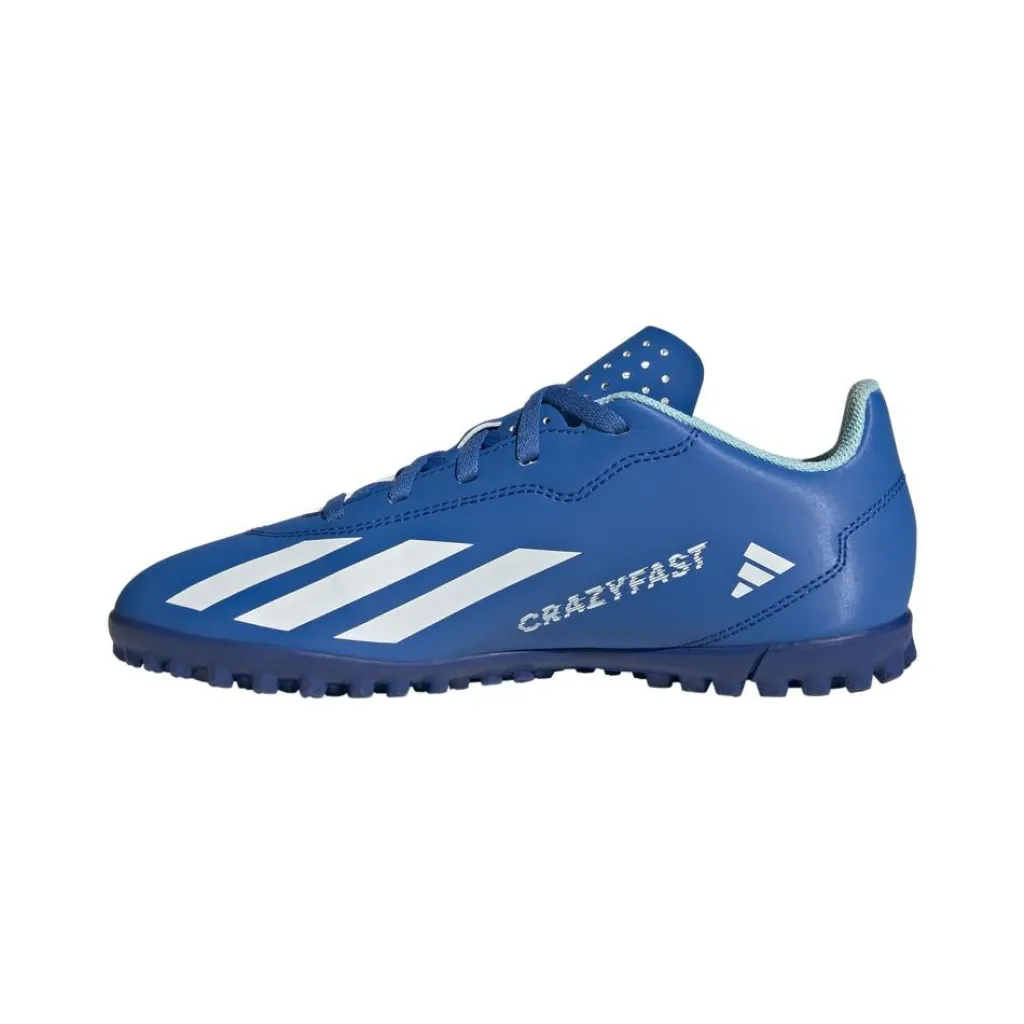 adidas X Crazyfast.4 TF voetbalschoenen junior blue< Voetbalschoenen