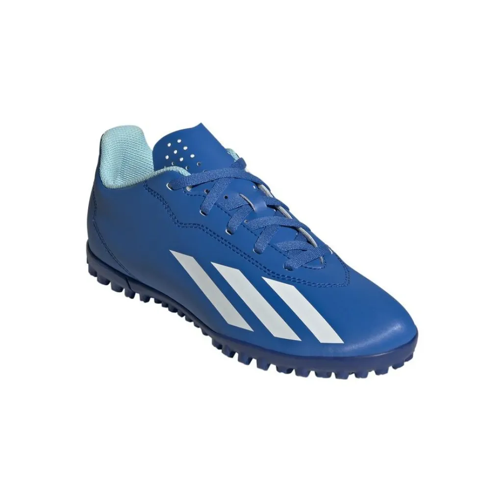 adidas X Crazyfast.4 TF voetbalschoenen junior blue< Voetbalschoenen