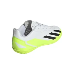 adidas X Crazyfast.4 zaalvoetbalschoenen junior white core black< Voetbalschoenen