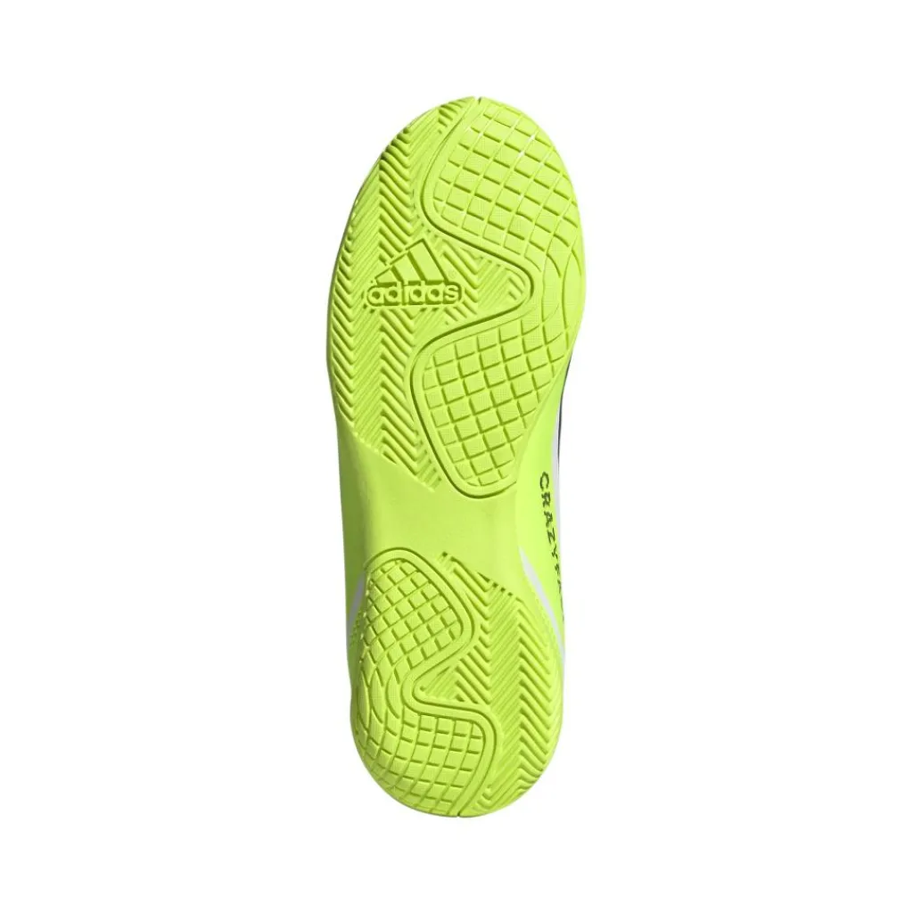 adidas X Crazyfast.4 zaalvoetbalschoenen junior white core black< Voetbalschoenen