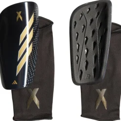 Scheenbeschermers Voetbal-adidas X Speedportal League scheenbeschermers black grey gold