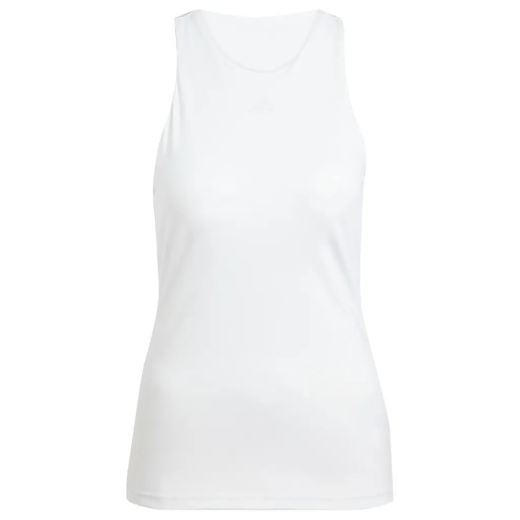 Tenniskleding-adidas Y Climacool tennis tanktop dames white
