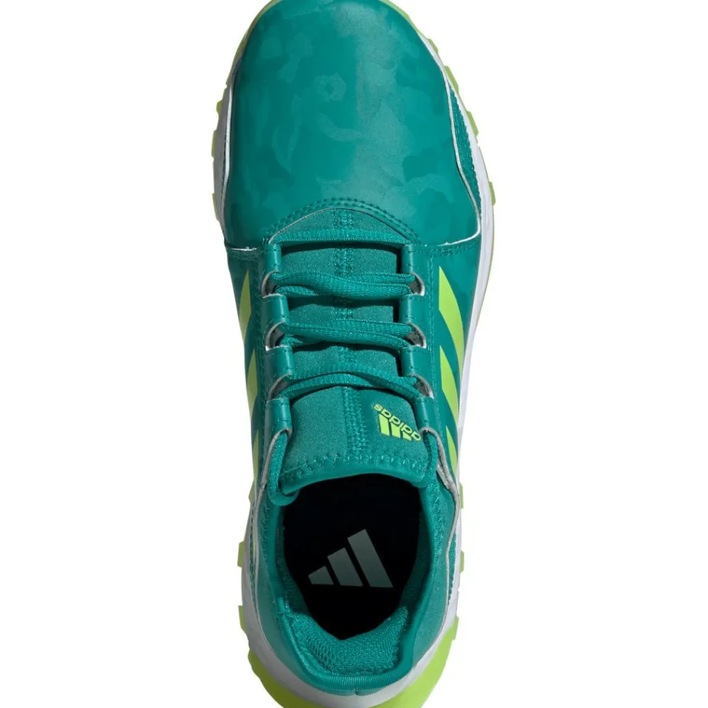 Hockeyschoenen-adidas Youngstar hockeyschoenen junior pure teal