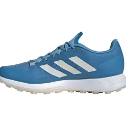 Hockeyschoenen-adidas Zone Dox 2.2S hockeyschoenen heren team light blue zero metalic cloud white