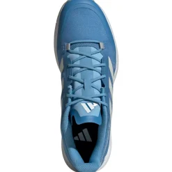 Hockeyschoenen-adidas Zone Dox 2.2S hockeyschoenen heren team light blue zero metalic cloud white