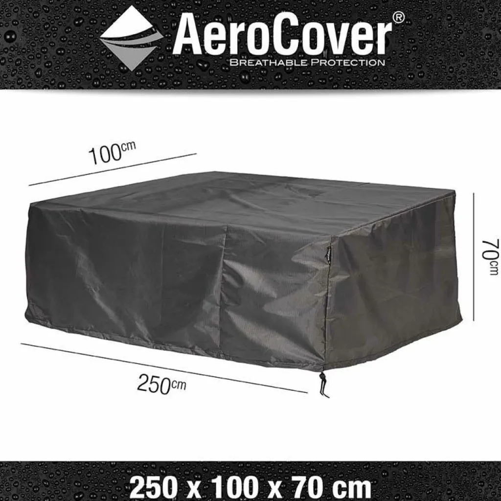 Tuinmeubelhoezen-Aerocover Loungebankhoes 250 x 100 x 70 antraciet