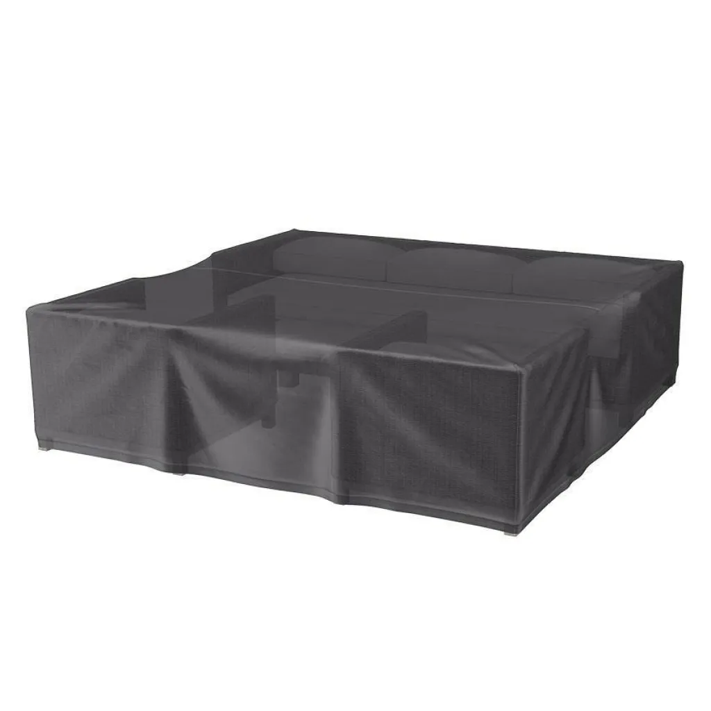 Aerocover Loungesethoes 275 x 275 x 70 antraciet< Tuinmeubelhoezen