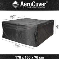 Aerocover Loungesethoes 170 x 100 x 70 antraciet< Tuinmeubelhoezen