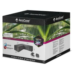 Tuinmeubelhoezen-Aerocover Loungesethoes hoekset L-vorm 300 x 300 x 100 x 70 antraciet