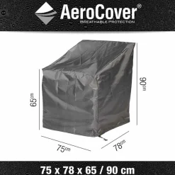 Tuinmeubelhoezen-Aerocover Loungestoelhoes 75 x 78 x 65-90 antraciet