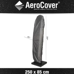 Aerocover Parasolhoes 250 x 85 antraciet< Tuinmeubelhoezen