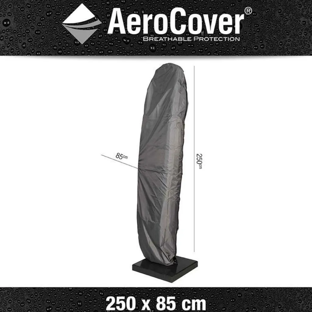 Aerocover Parasolhoes 250 x 85 antraciet< Tuinmeubelhoezen