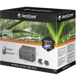 Tuinmeubelhoezen-Aerocover Tuinbankhoes 160 x 75 x H65-85 antraciet