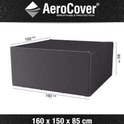 Tuinmeubelhoezen-Aerocover Tuinsethoes 160 x 150 x 85 antraciet
