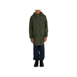 Regenkleding & -Laarzen-Agu Go Kids Essential Parka regenjas junior army green 158 - 164