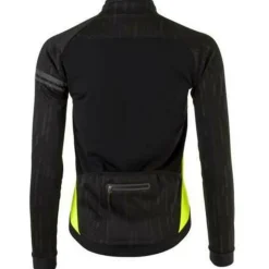 Fietskleding-Agu Winter fietsjack dames yellow - L