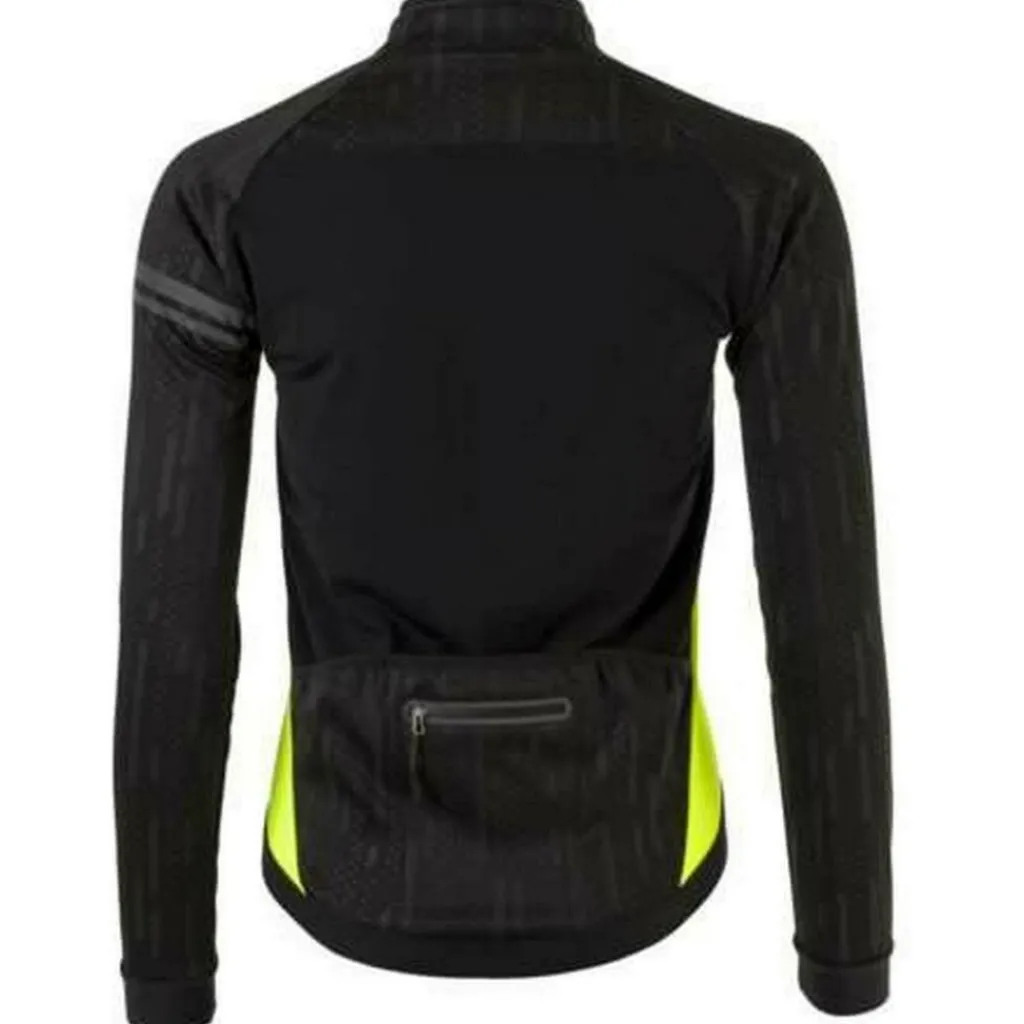 Fietskleding-Agu Winter fietsjack dames yellow - L