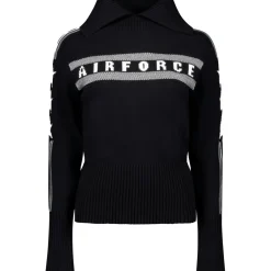Airforce Eldora Mountain Knit sweater dames true black< Ski Truien|Wintersport