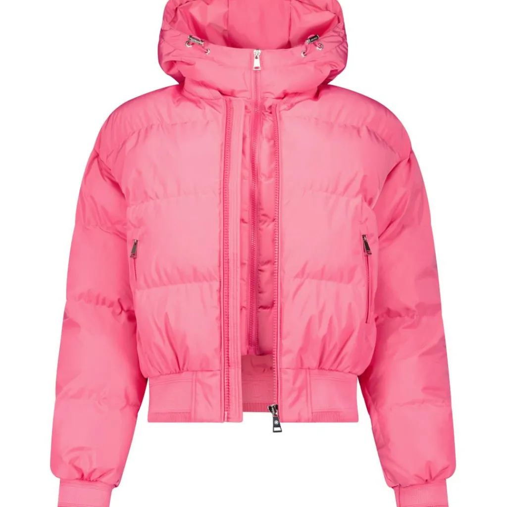 Ski Jassen|Wintersport-Airforce Northstar Bomber winterjas dames hot pink