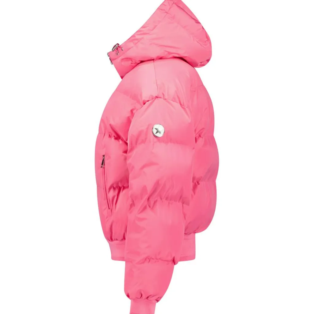 Ski Jassen|Wintersport-Airforce Northstar Bomber winterjas dames hot pink