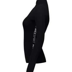 Airforce Ruby Ribbed skipully dames true black white< Skipullies|Wintersport