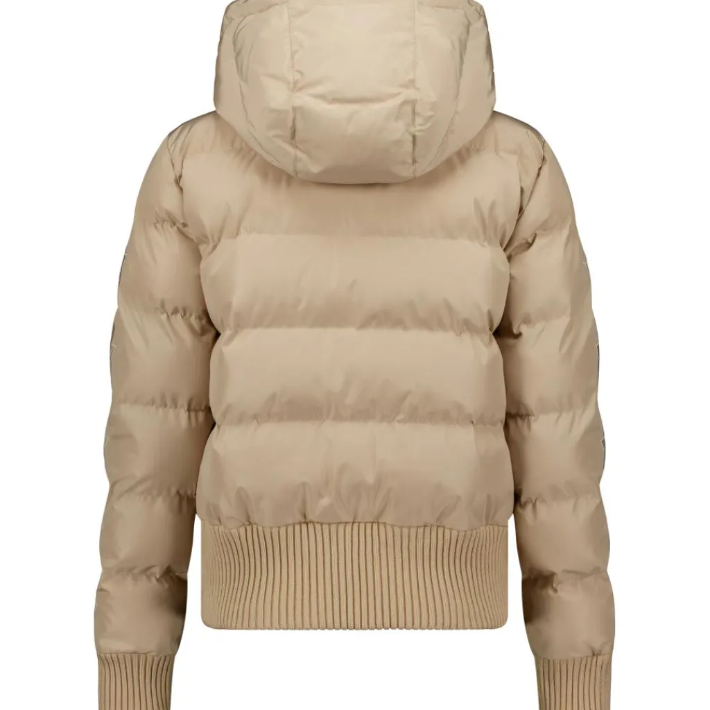 Ski Jassen|Wintersport-Airforce Taos winterjas dames beige mist