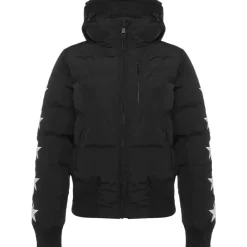 Ski Jassen|Wintersport-Airforce Taos winterjas dames true black white