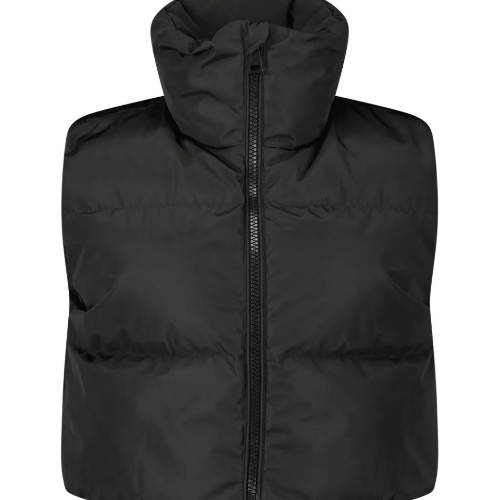 Ski Jassen|Wintersport-Airforce TTT Cropped bodywarmer dames true black