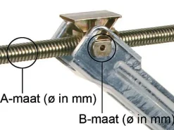 Al-Ko Spindelblok 20 - 15 mm< Uitdraaisteunen & Slingers