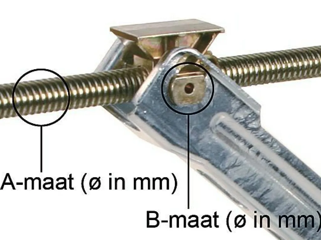 Al-Ko spindelblok 16 - 15 mm< Uitdraaisteunen & Slingers