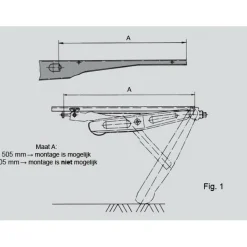 Uitdraaisteunen & Slingers-Al-Ko Standaard uitdraaisteun