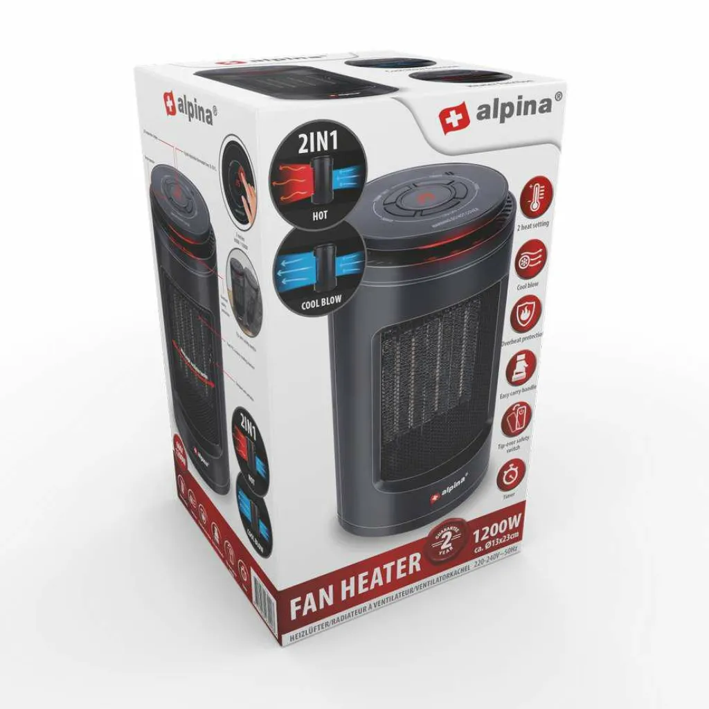 Alpina 2 in 1 heater< Kachels