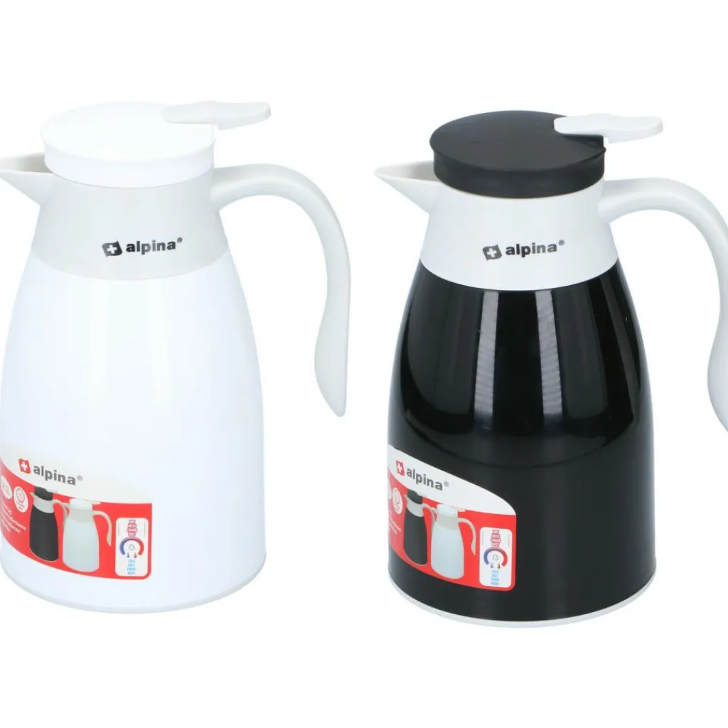 (Thermos)Kannen-Alpina 18571 Thermoskan 1 liter assorti