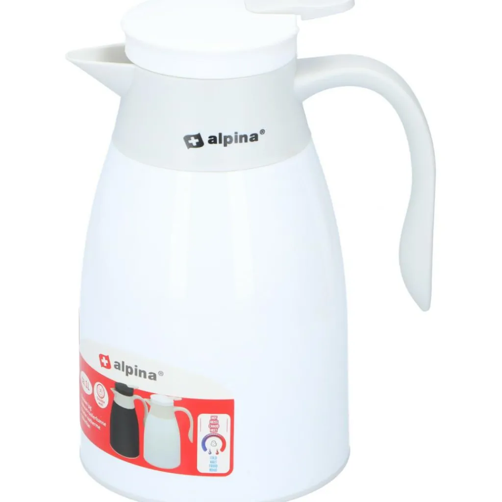 (Thermos)Kannen-Alpina 18571 Thermoskan 1 liter assorti