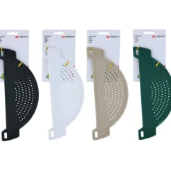 Keukengerei-Alpina Afdruiprek 4 kleuren assorti