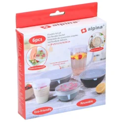 Vershouddozen-Alpina Dekselset siliconen 6-delig