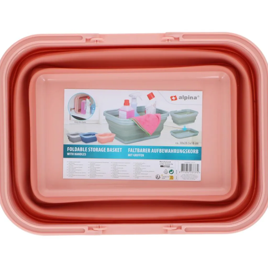 Alpina Opbergmand opvouwbaar assorti< Opbergboxen & Kratten
