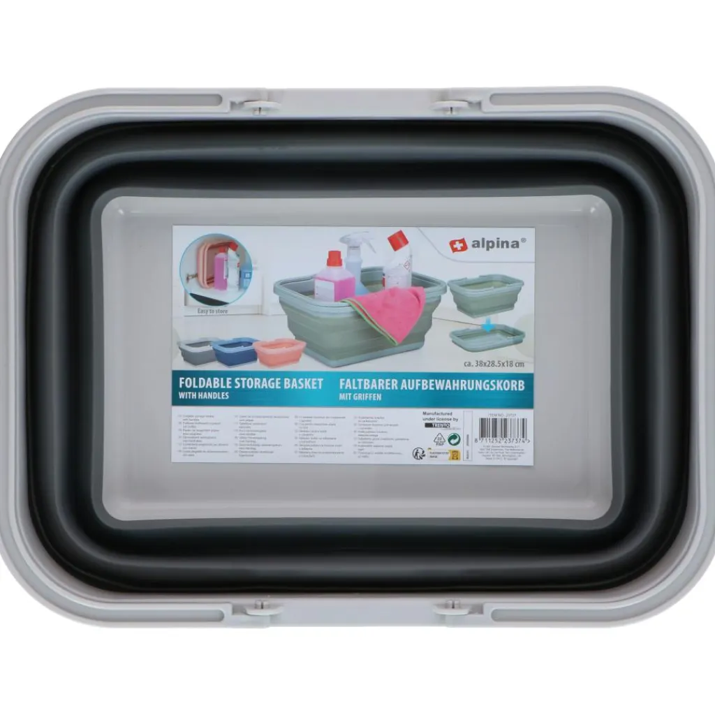 Alpina Opbergmand opvouwbaar assorti< Opbergboxen & Kratten