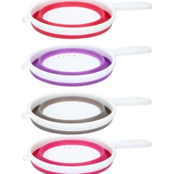 Alpina Vergiet opvouwbaar met steel 4 assorti< Keukengerei