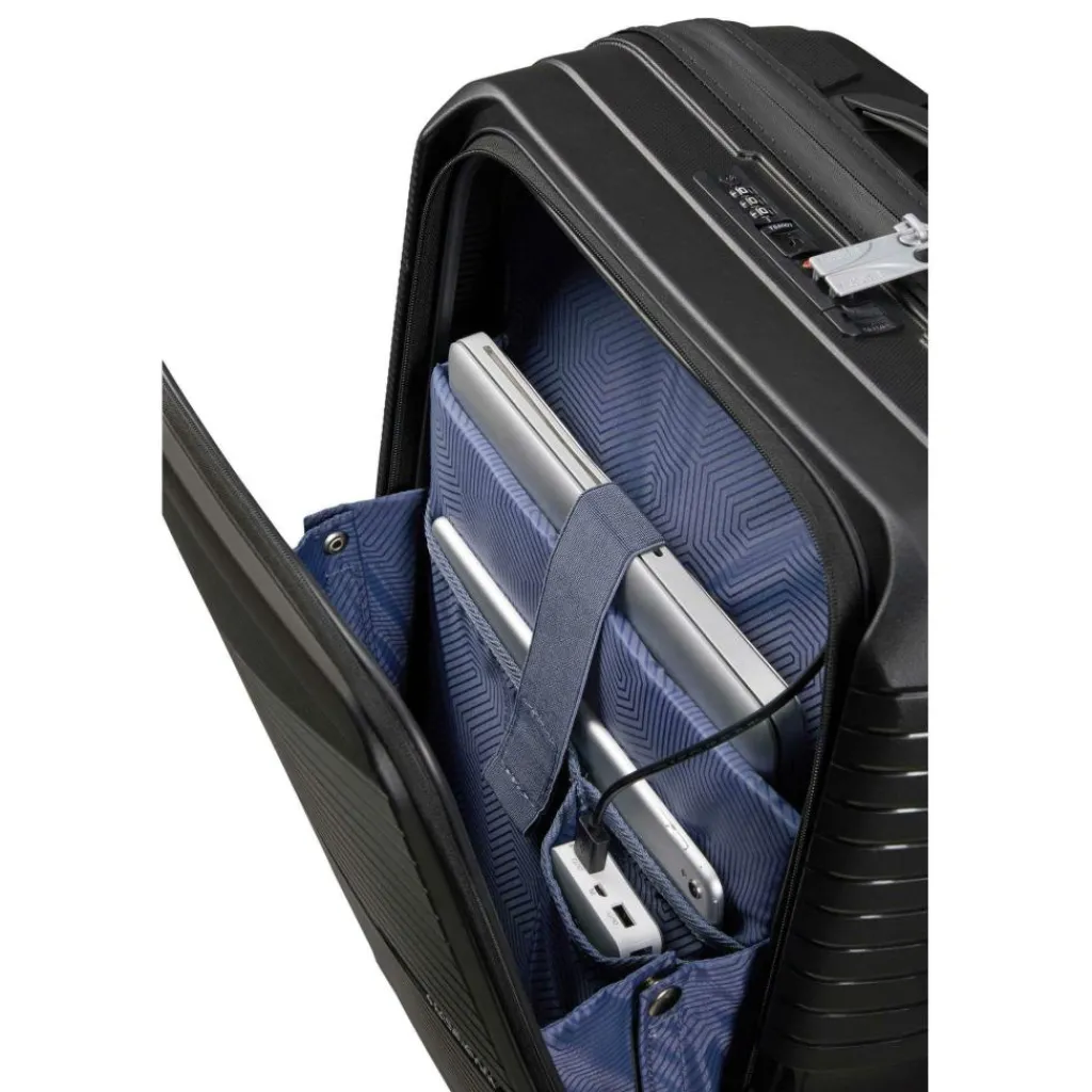 Koffersoorten|Fietsartikelen-American Tourister Airconic Spinner 55 koffer onyx black