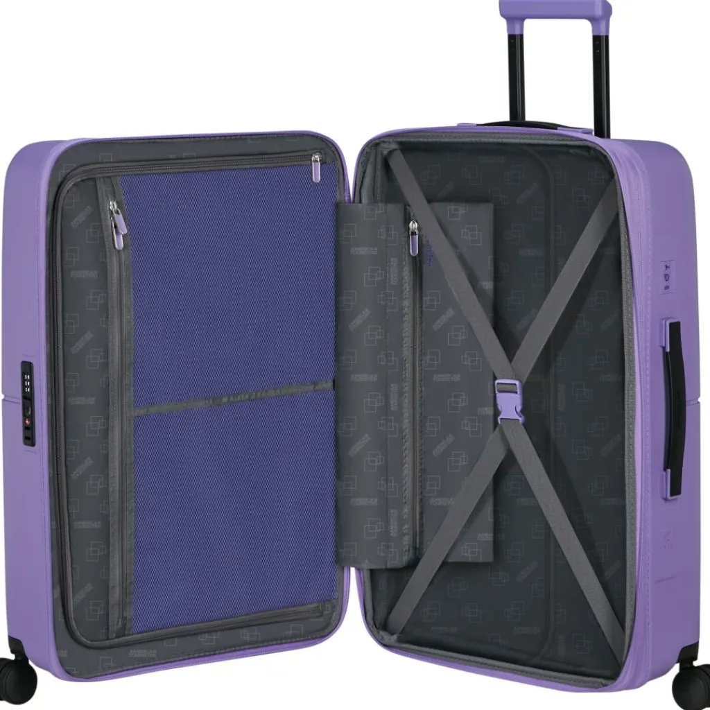 American Tourister Dashpop Spinner koffer 67 - 32 cm violet purple< Koffersoorten|Fietsartikelen