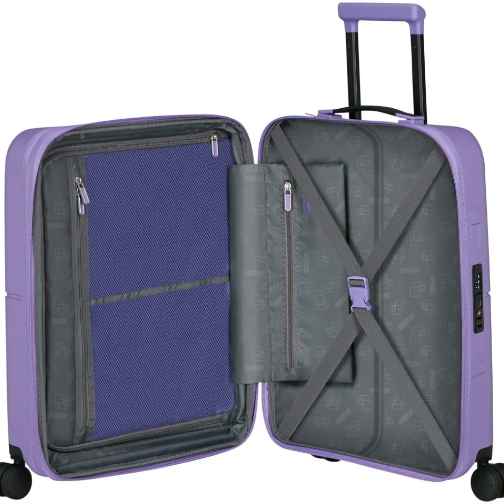 American Tourister Dashpop Spinner koffer 55 - 23 cm violet purple< Koffersoorten|Fietsartikelen