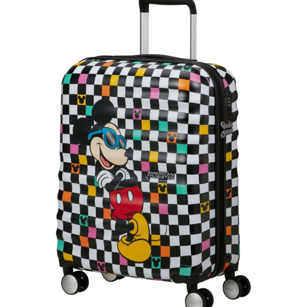 American Tourister Disney Wavebreaker 55 koffer mickey check< Koffersoorten|Fietsartikelen