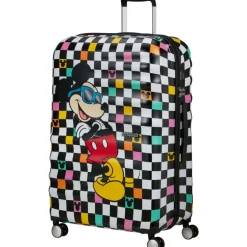 Koffersoorten|Fietsartikelen-American Tourister  Disney Wavebreaker 77 koffer mickey check
