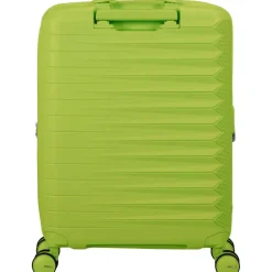 Koffersoorten|Fietsartikelen-American Tourister  Fastforward Spinner 55 koffer neon lime