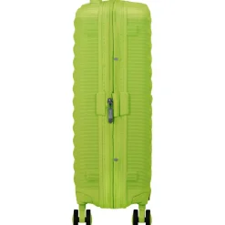 Koffersoorten|Fietsartikelen-American Tourister  Fastforward Spinner 55 koffer neon lime