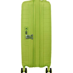 Koffersoorten|Fietsartikelen-American Tourister  Fastforward Spinner 55 koffer neon lime