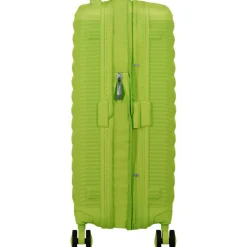 Koffersoorten|Fietsartikelen-American Tourister  Fastforward Spinner 55 koffer neon lime
