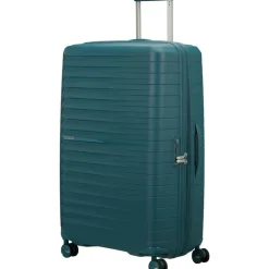 Koffersoorten|Fietsartikelen-American Tourister  Fastforward Spinner 78 koffer totally teal